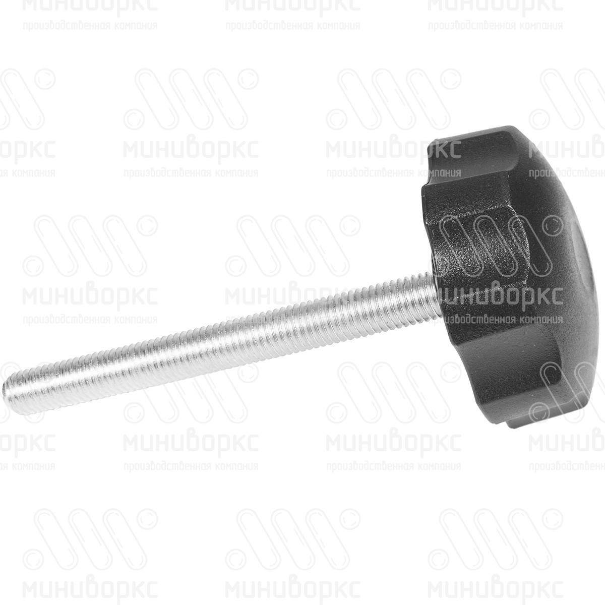 Фиксатор пластиковый с рукояткой m10x110 60 – Ф60М10-110ЧН | картинка 2