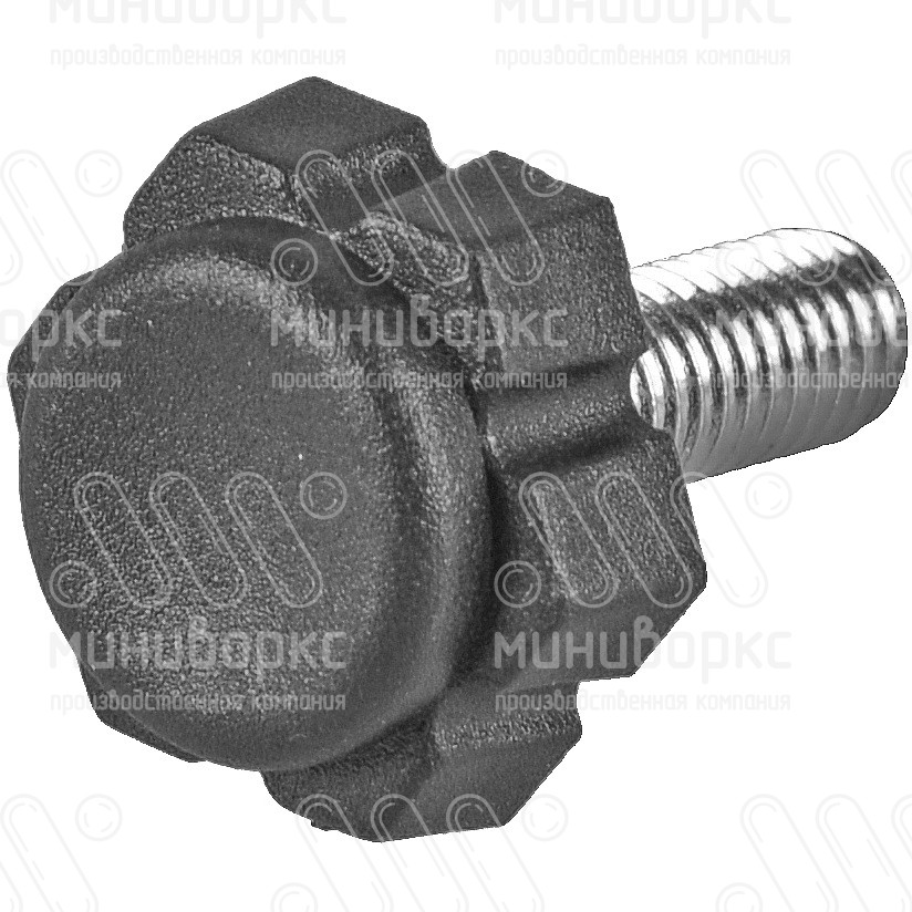 Опора резьбовая  m4x18 19 – 19М4-18ЧС | картинка 2