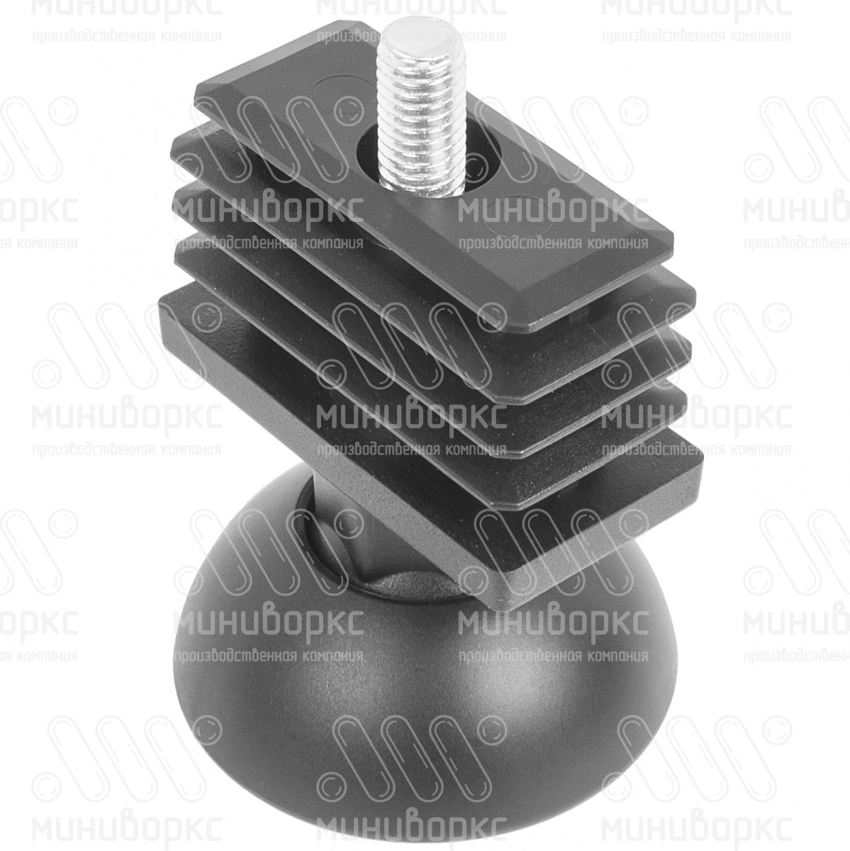 Комплекты прямоугольных заглушек с опорами 50x25 – 25-50M8.D50x45G | картинка 3