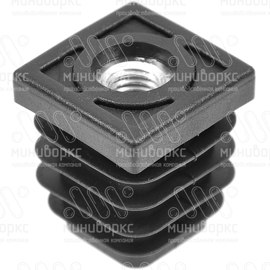 Заглушки квадратные для труб 25x25 – 25-25М8ЧС | картинка 1