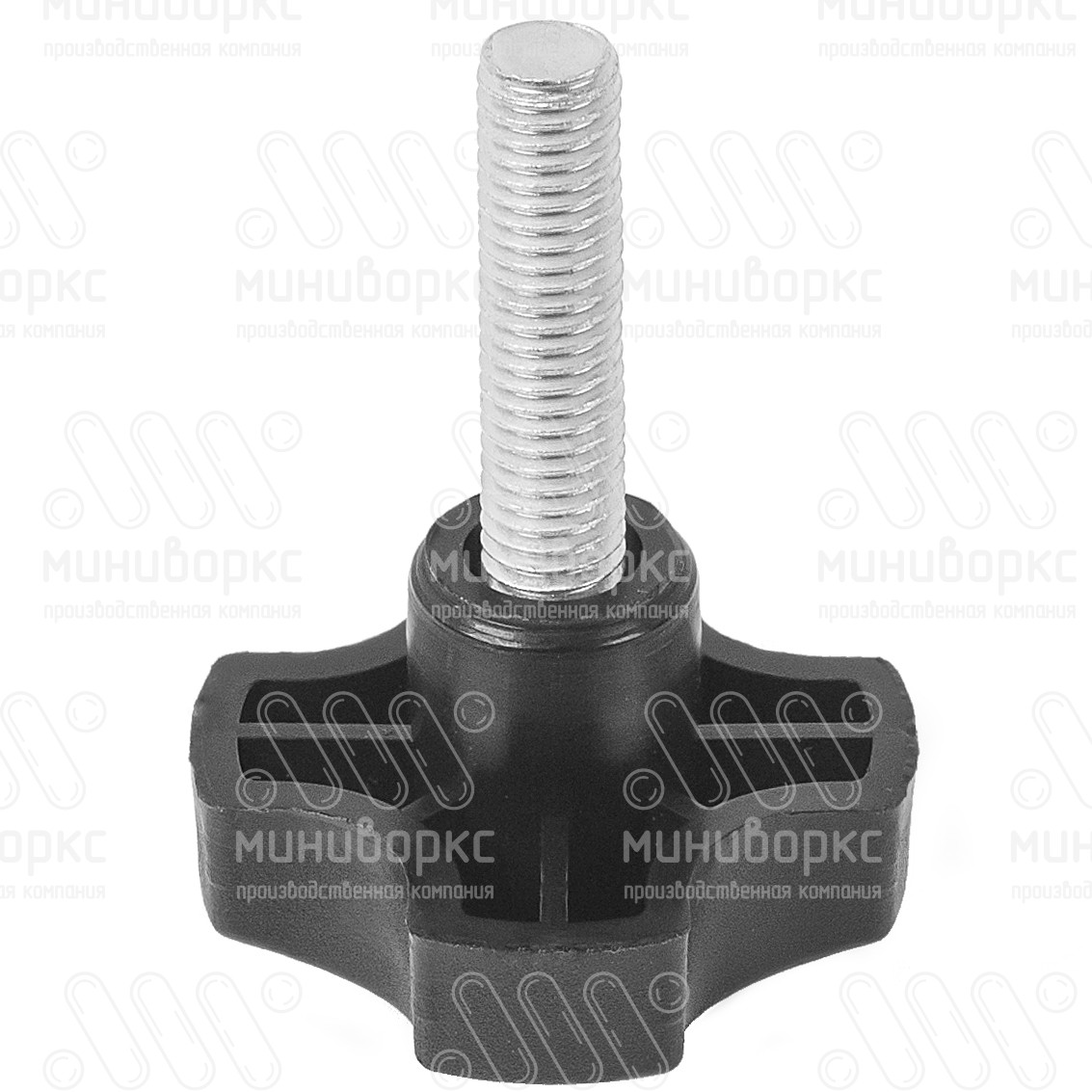 Фиксатор пластиковый с рукояткой m6x40 40 – Ф40М6-40ЧЕ | картинка 1