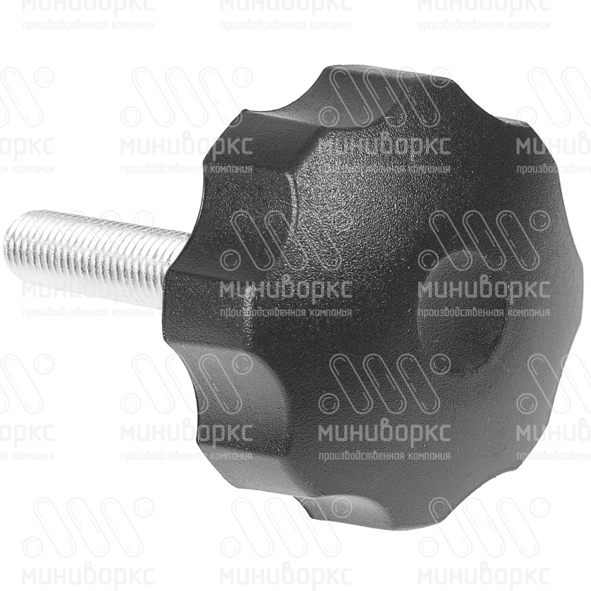 Фиксатор пластиковый с рукояткой m10x70 60 – Ф60М10-70ЧН | картинка 3