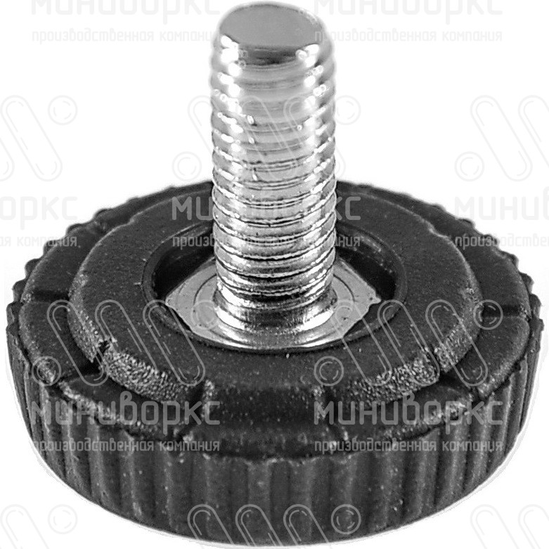 Опора резьбовая  m6x10 25 – 25М6-10ЧС | картинка 1