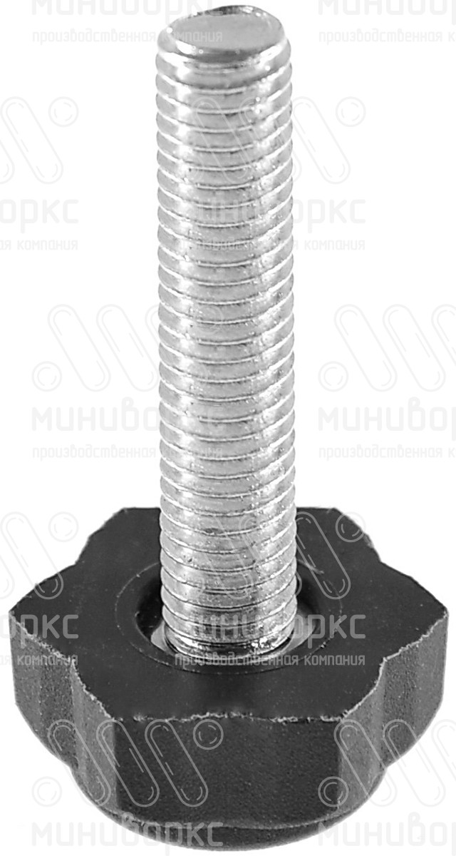 Опора резьбовая  m8x40 22 – 22М8-40ЧС | картинка 1