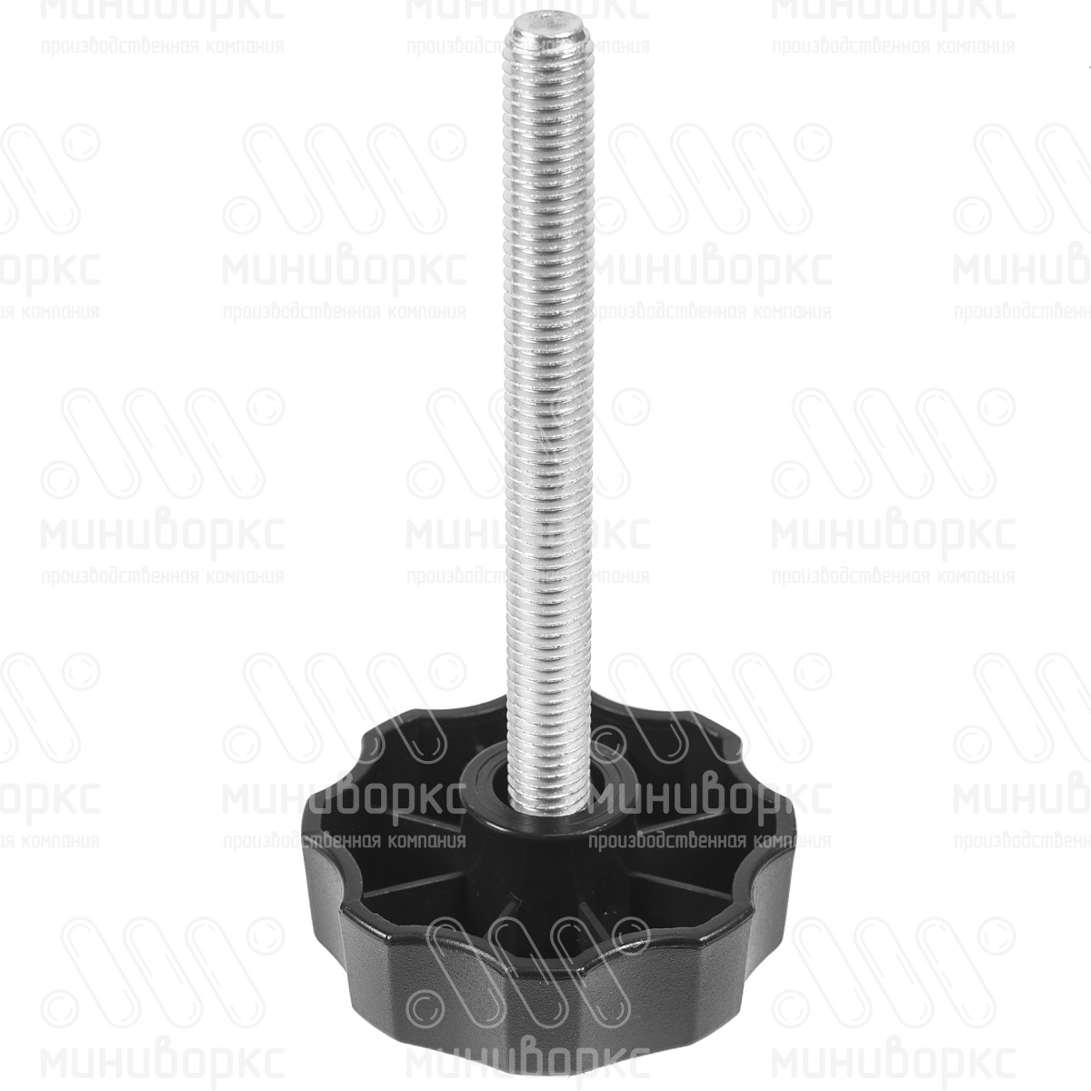 Фиксатор пластиковый с рукояткой m10x110 60 – Ф60М10-110ЧН | картинка 1