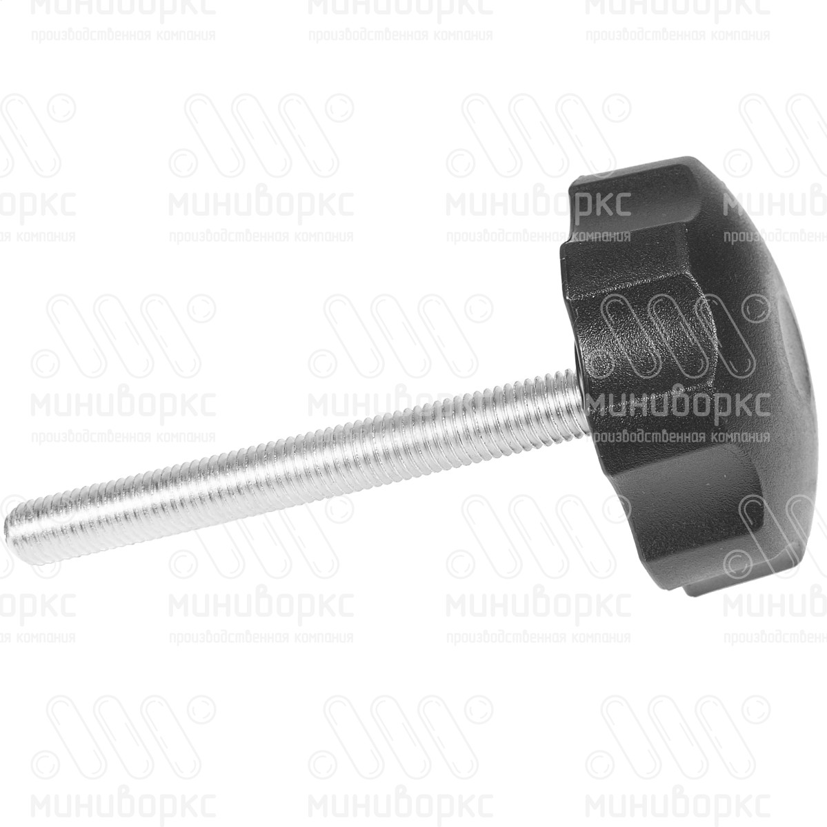 Фиксатор пластиковый с рукояткой m12x90 60 – Ф60М12-90ЧН | картинка 2