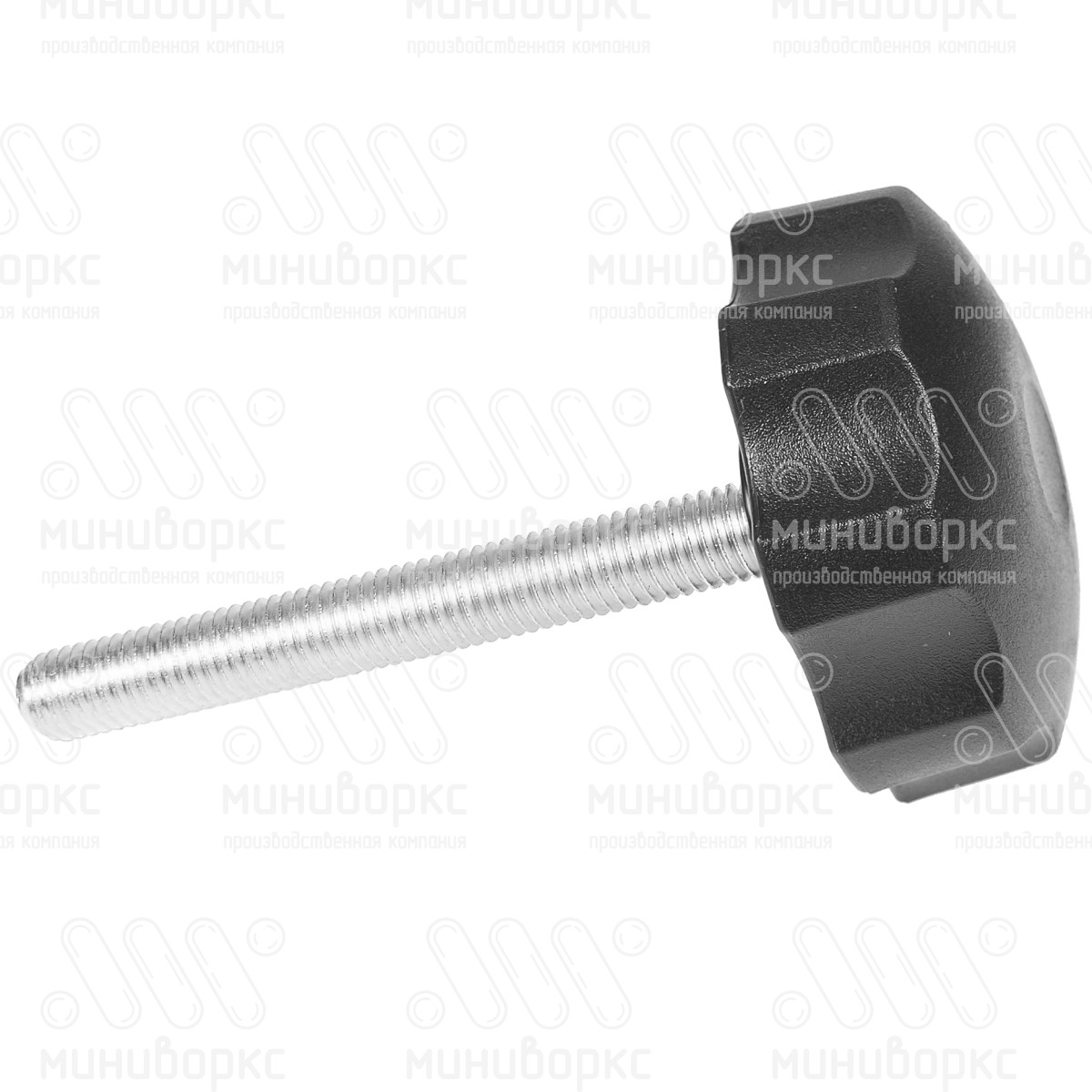 Фиксатор пластиковый с рукояткой m10x80 60 – Ф60М10-80ЧН | картинка 2