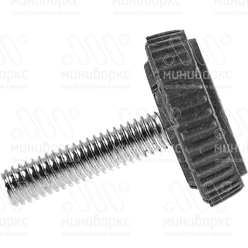 Опора резьбовая  m6x25 25 – 25М6-25ЧС | картинка 2